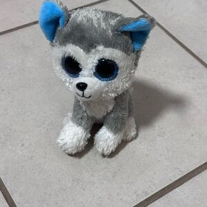 Ty Beanie Boos Slush the Husky Plush Stuffed Animal‎ Toy.